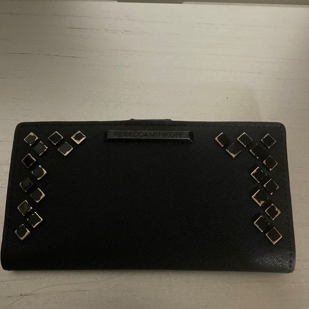 Rebecca Minkoff black envelope wallet
